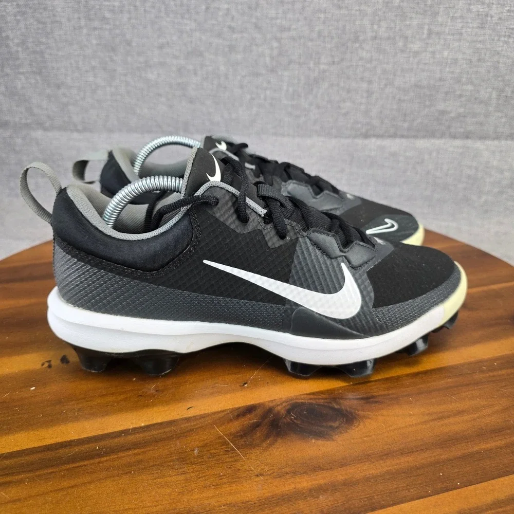 Nike Force Trout 9 Low Baseball Cleats Black White FB2908-001 Mens 8.5